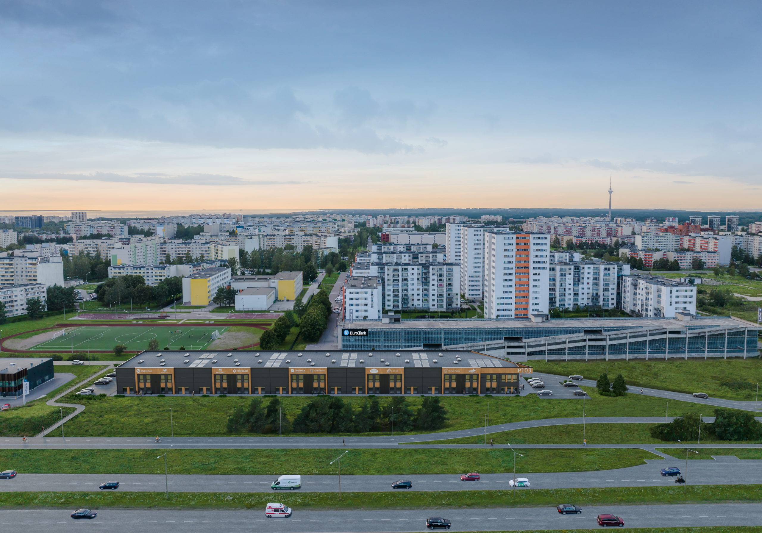 Peterburi tee 103 arendus Lasnamäel