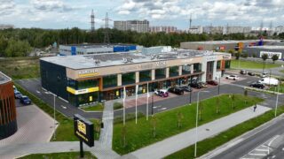Tänassilma Äripargi müügimaja õhust vaadatuna