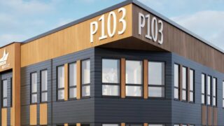 P103 ärihoone välisvaade